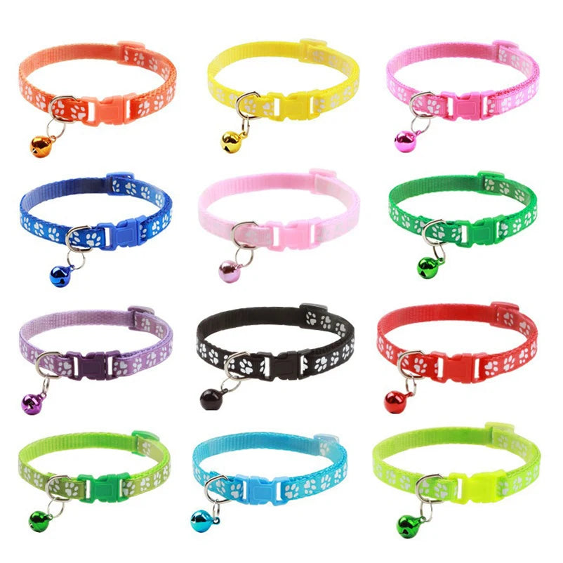 Adjustable Cat Collar with Bell