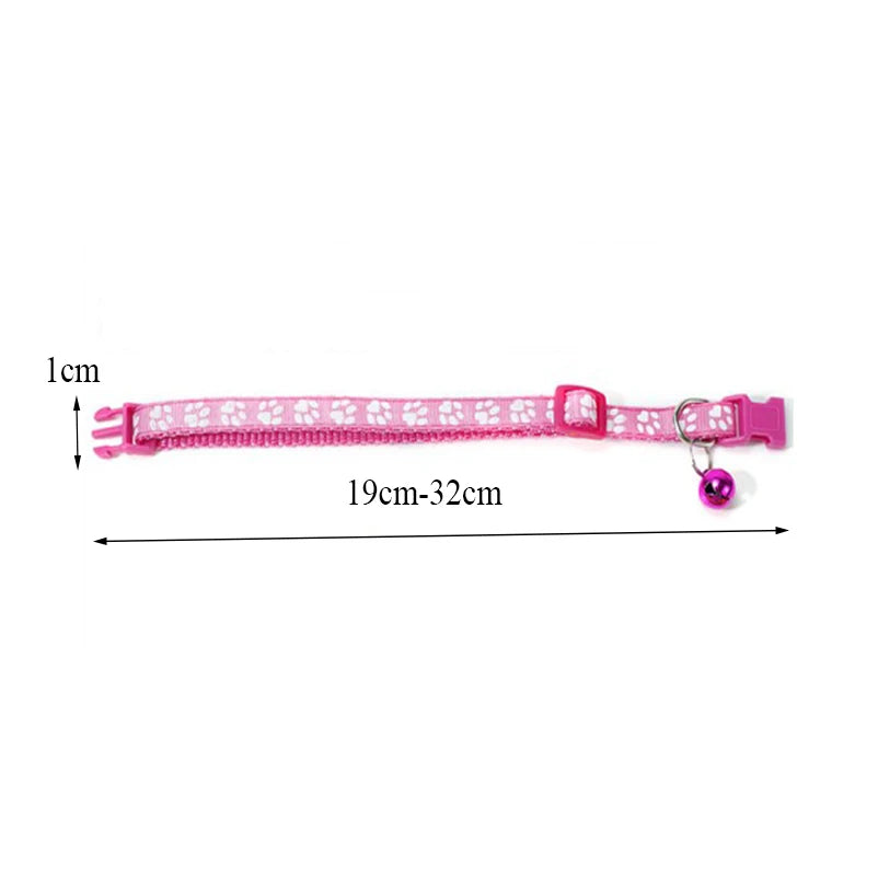Adjustable Cat Collar with Bell