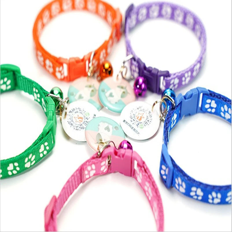 Adjustable Cat Collar with Bell