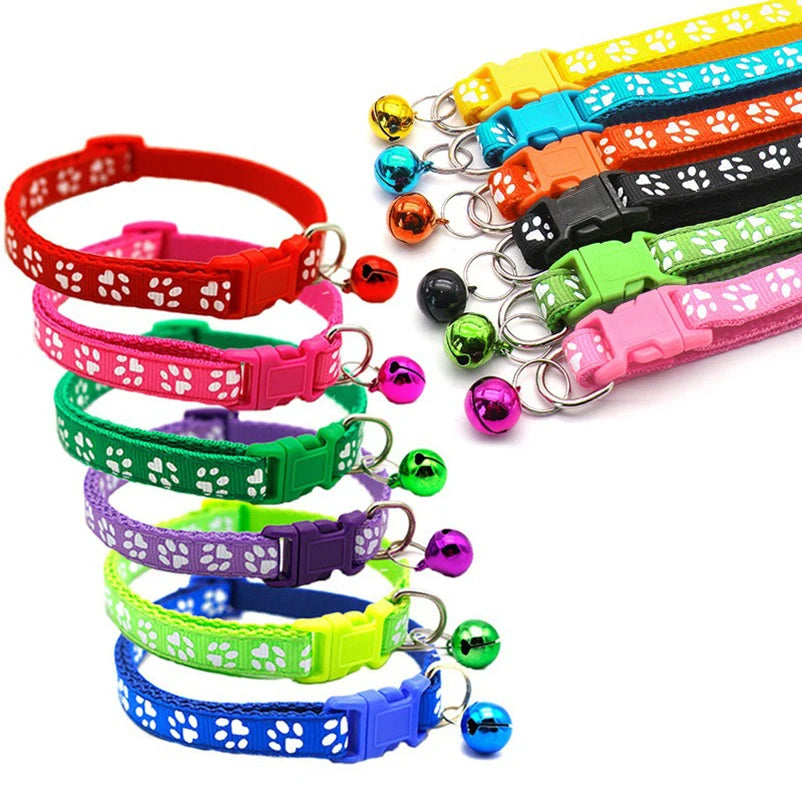 Adjustable Cat Collar with Bell