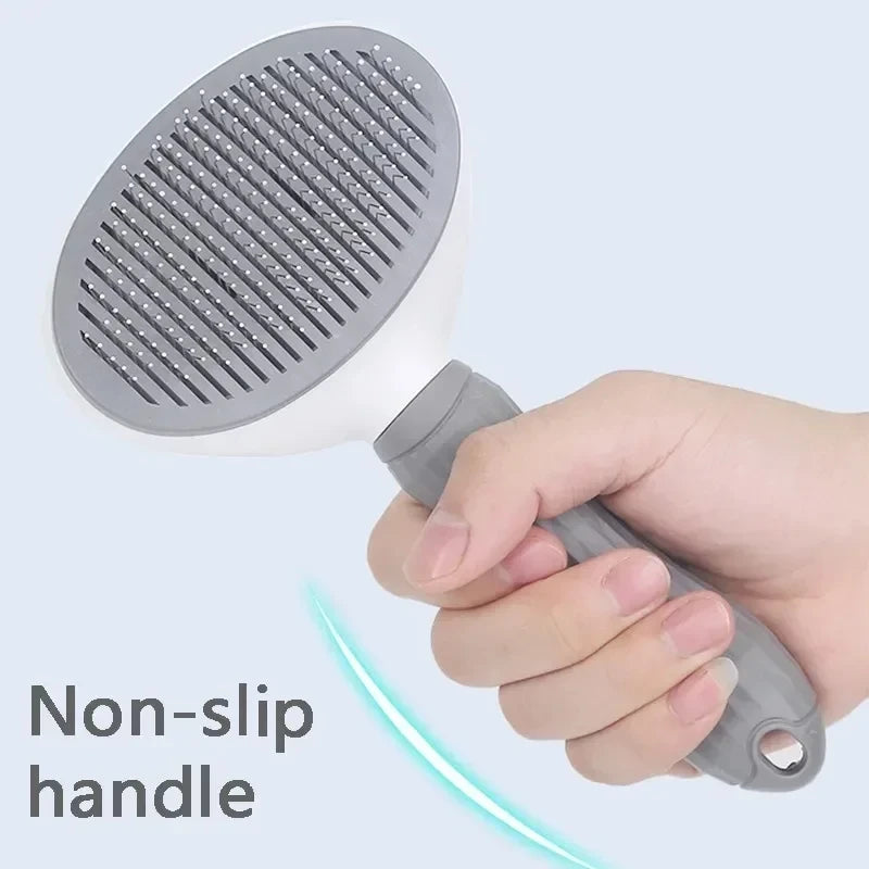 Self Cleaning Pet Brush for Dogs & Cats