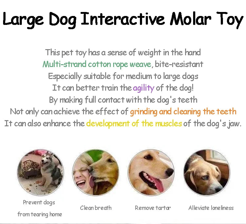 Durable Dog Rope Chew Toy