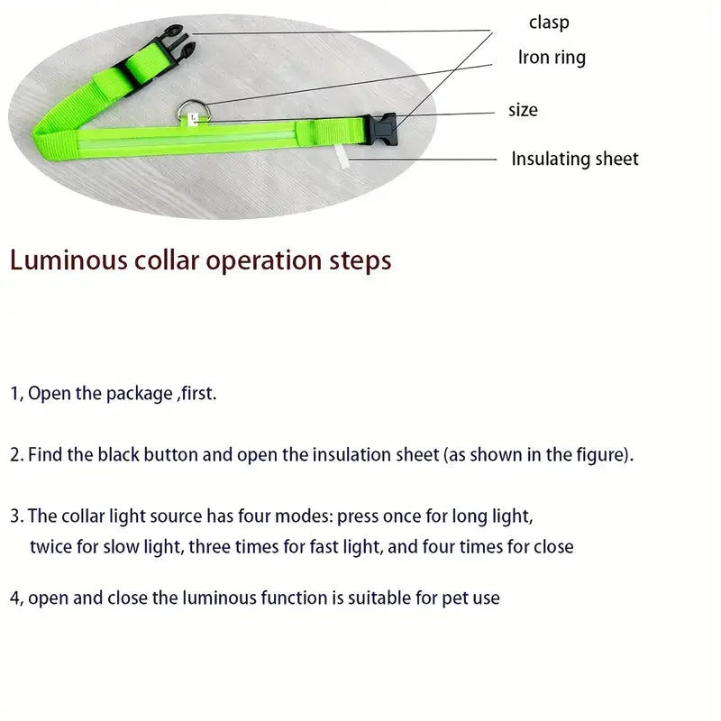 LED Glowing Dog Leash