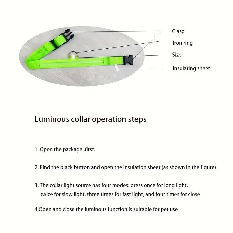 LED Glowing Dog Leash